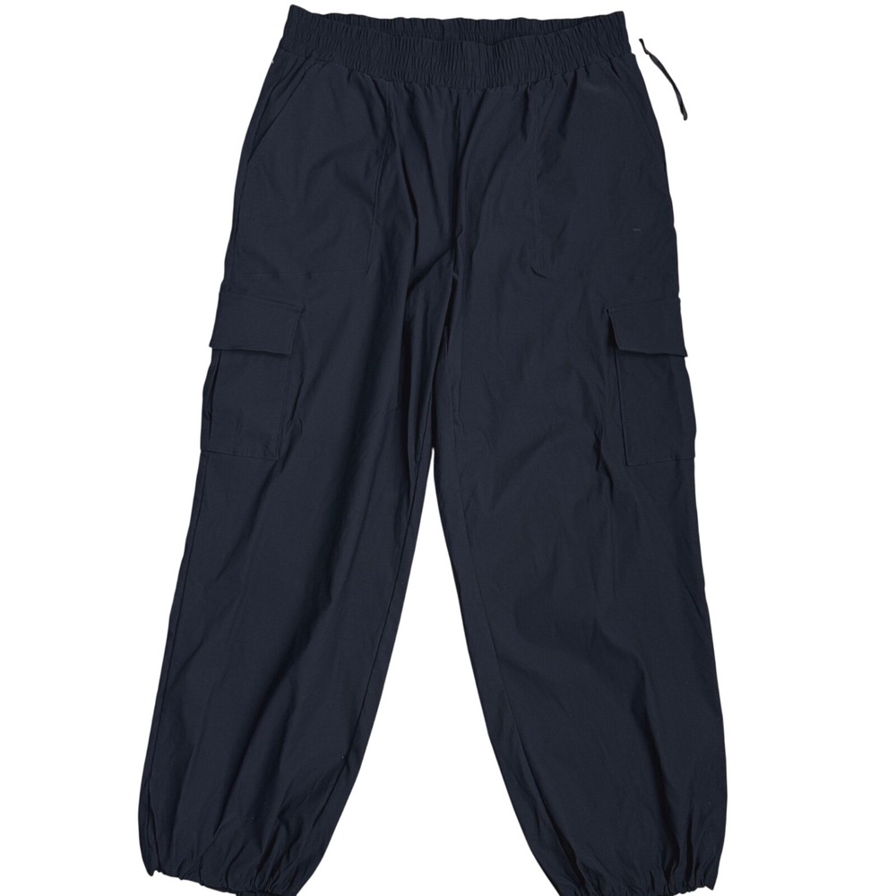 Mondetta‎ Black Cargo Nylon Jogger Pants Womens Large L/G Gorpcore Utility